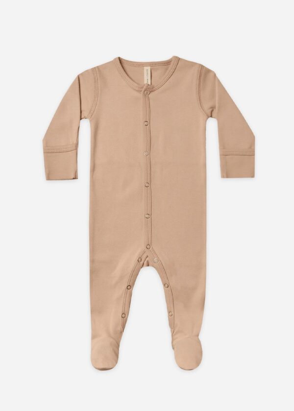 Organic Belle Dress Ditsy Clay